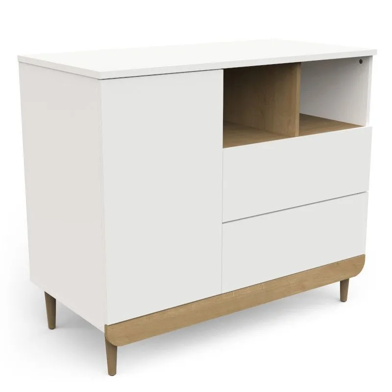 Puhvetkummut Scandinave 1u2s puit/valge