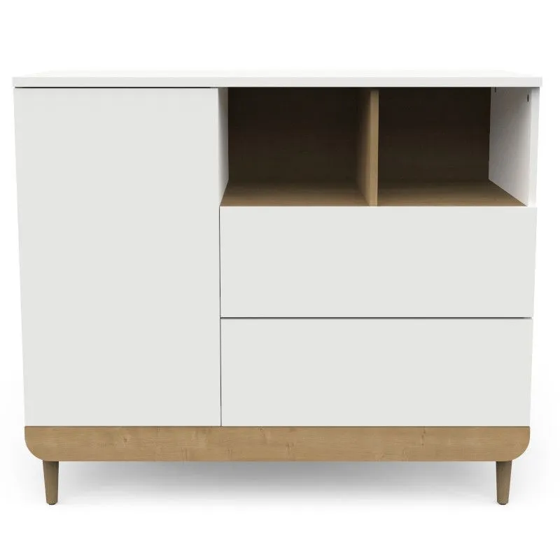 Puhvetkummut Scandinave 1u2s puit/valge