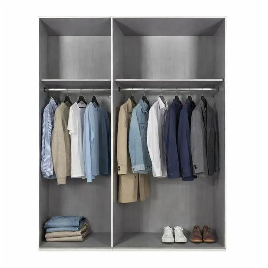 Lükandustega riidekapp Aalst 2lu 135 sahara