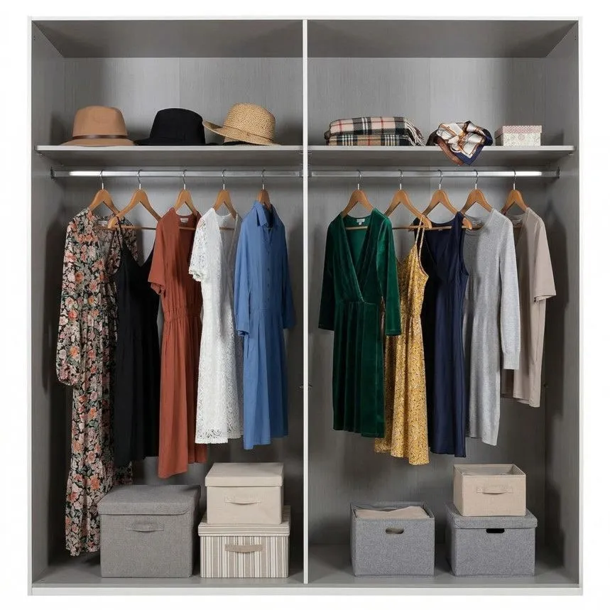 Lükandustega riidekapp Aalst 2lu 180 sahara