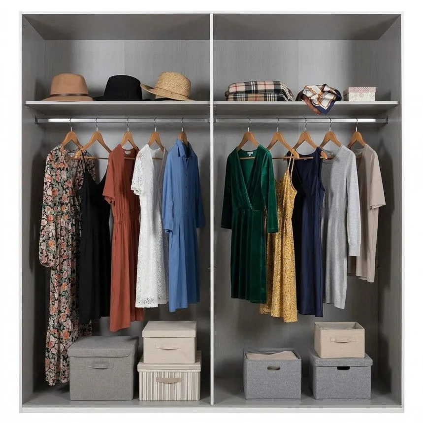 Lükandustega riidekapp+peegel Aalst 2lu 180 sahara