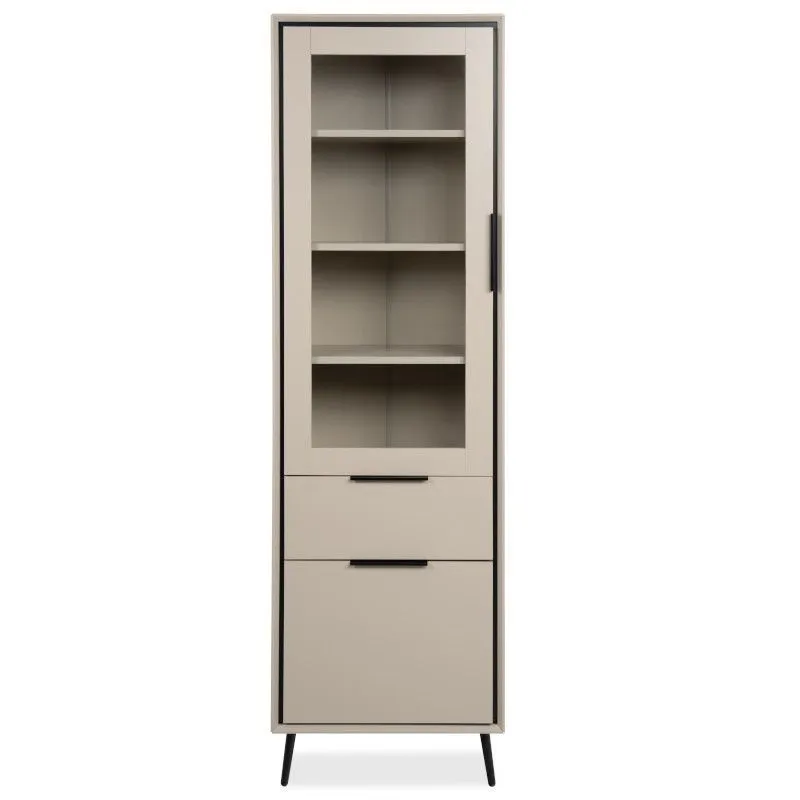 Vitriinkapp Arona 1u1s capuccino/must