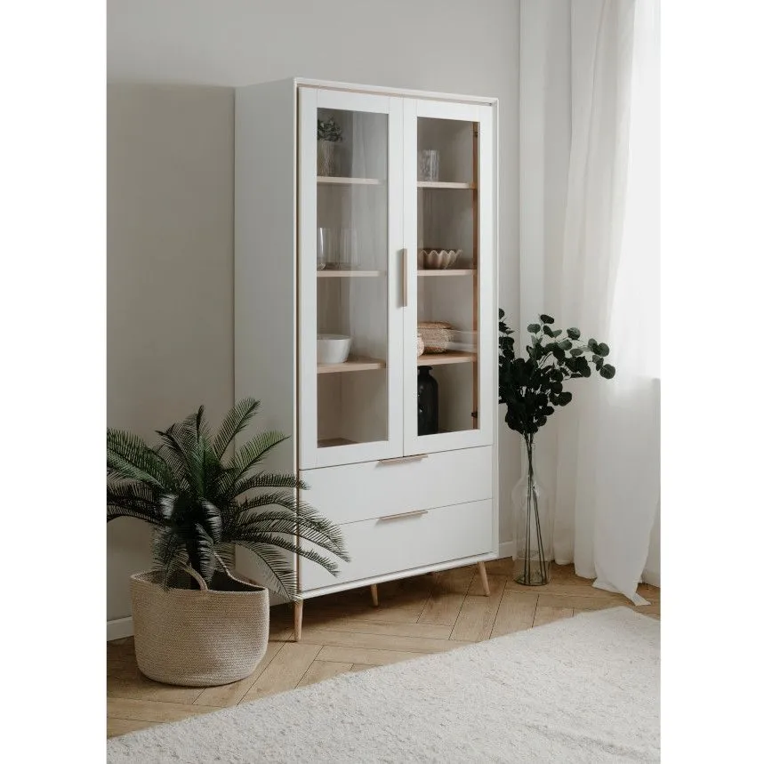 Vitriinkapp Arona 2u2s valge/artisan tamm
