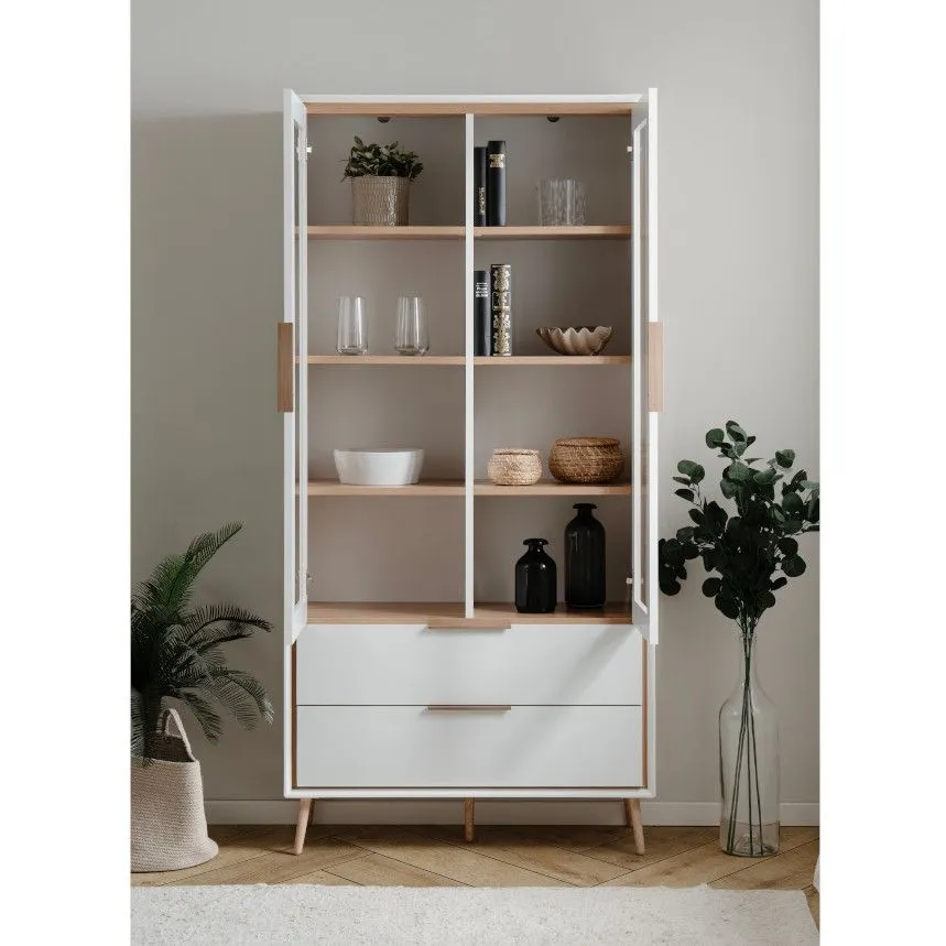 Vitriinkapp Arona 2u2s valge/artisan tamm