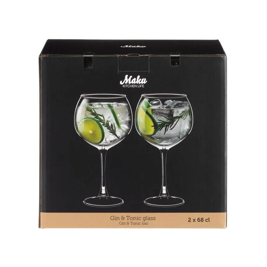 Gin&Tonic klaasid Maku 2tk