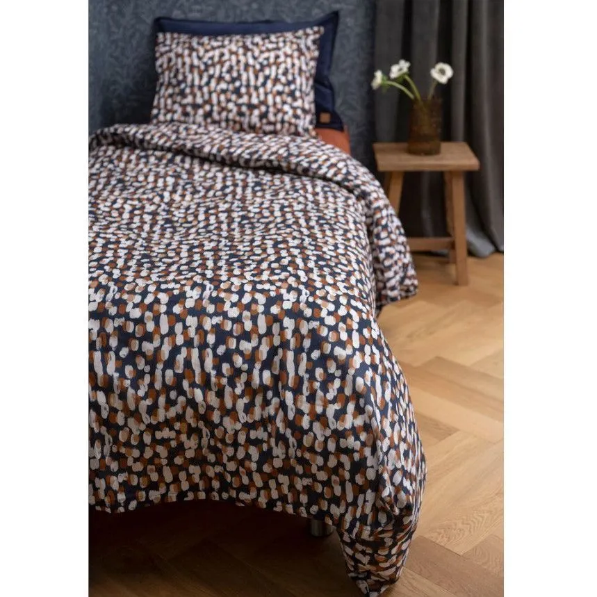 Voodipesukomplekt Fanni K Ombra 150X210/50x60 sinine/pruun