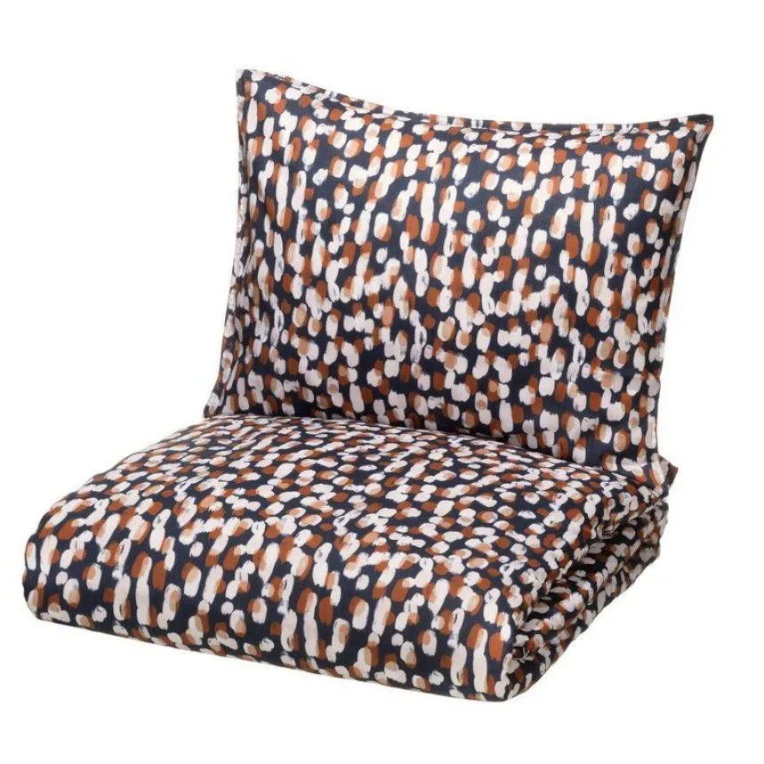 Voodipesukomplekt Fanni K Ombra 150X210/50x60 sinine/pruun