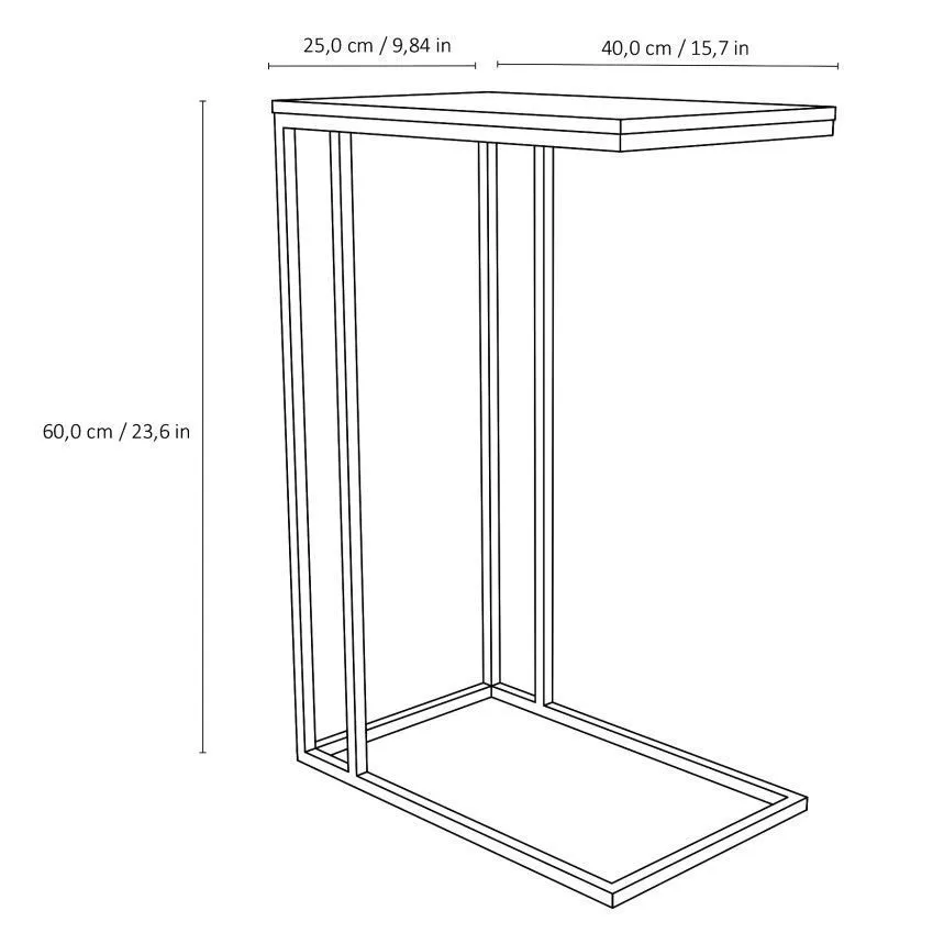 CoreOne abilaud Asto H60 pruun/tamm