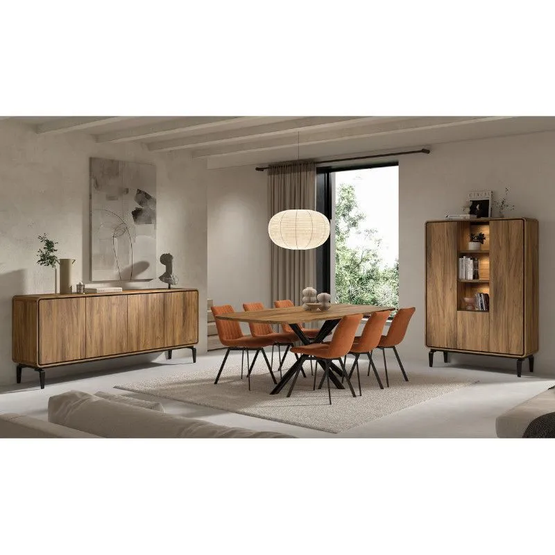 Kummut Lago 4u 235 pähkel/ must