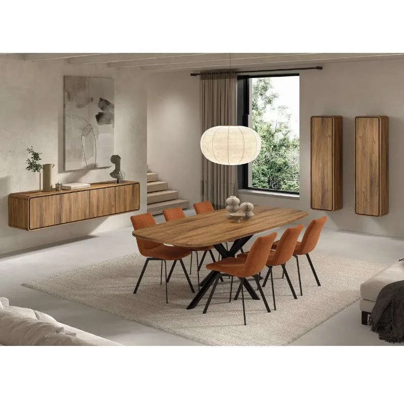 Seinariiul Lago 4u 215 pähkel/must