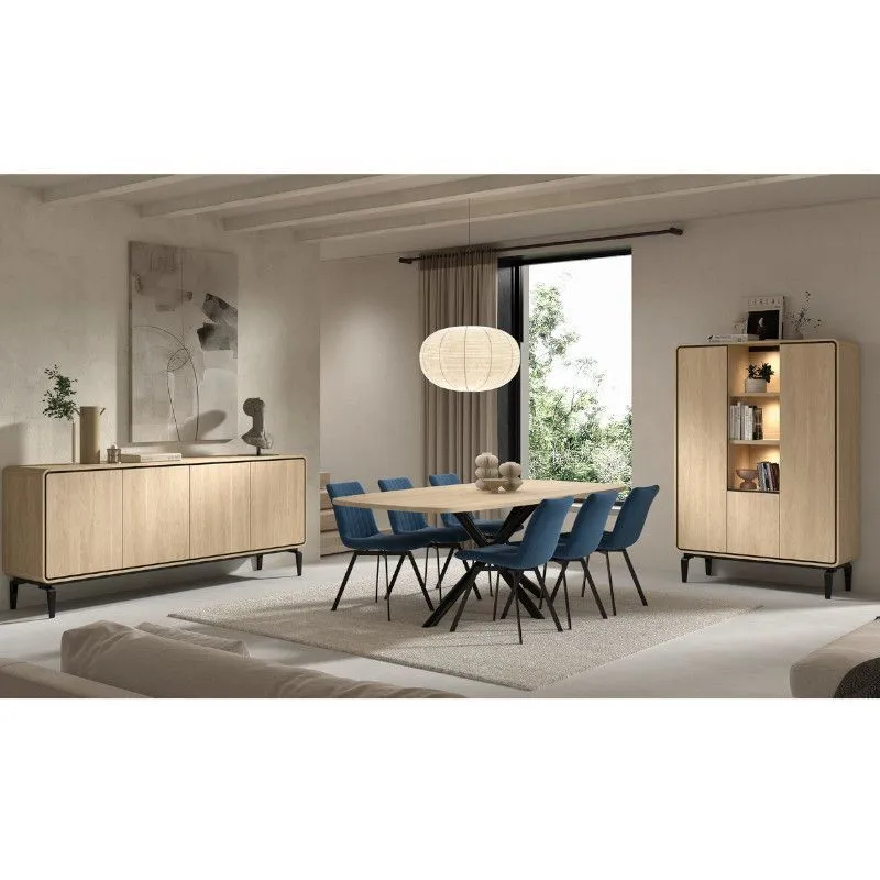 Kummut Lago 4u 215 liivatamm/must