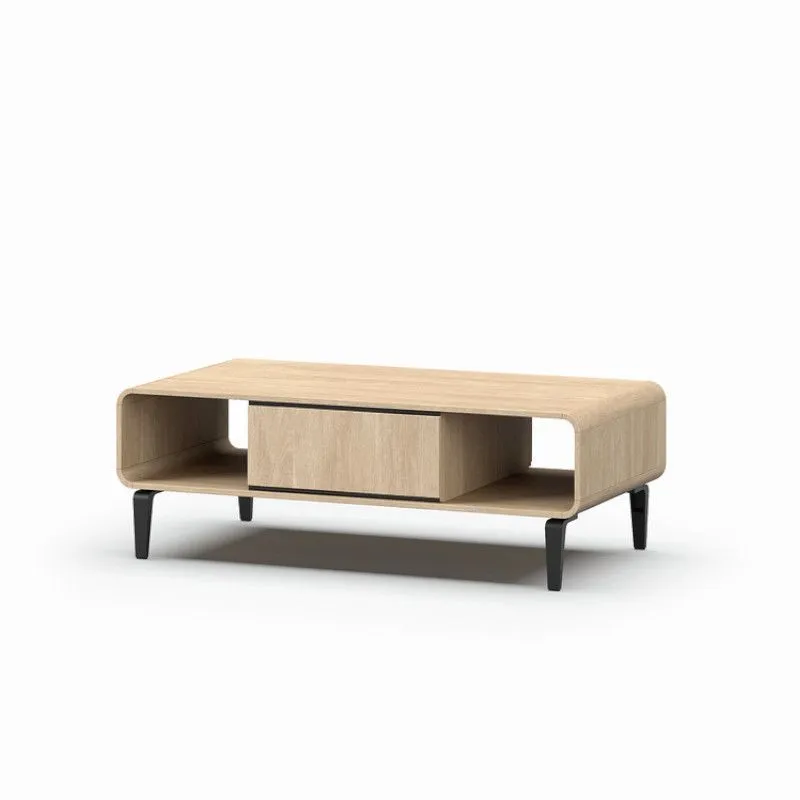 Diivanilaud Lago 135x67.5 liivatamm/must
