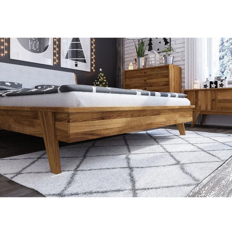 Voodi Vintage 160x200 metsik õlitatud tamm