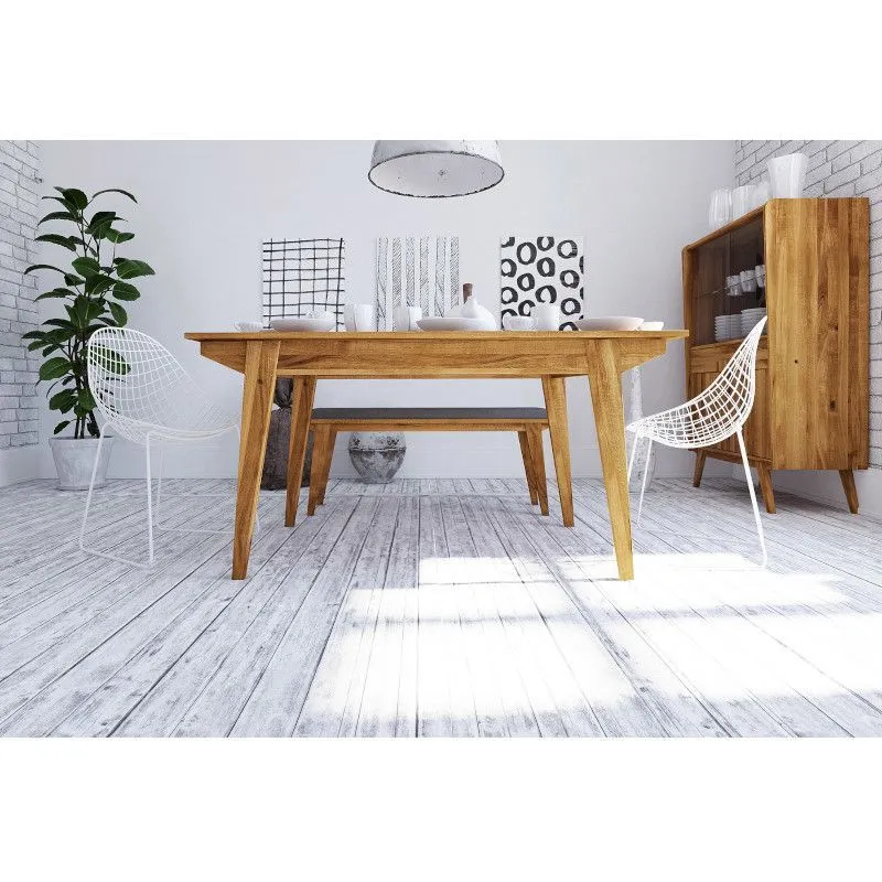 Laud Vintage 90x160 metsik õlitatud tamm