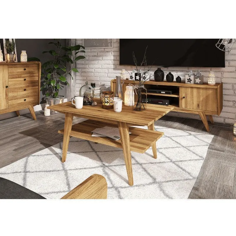 Diivanilaud Vintage 80x80 metsik õlitatud tamm
