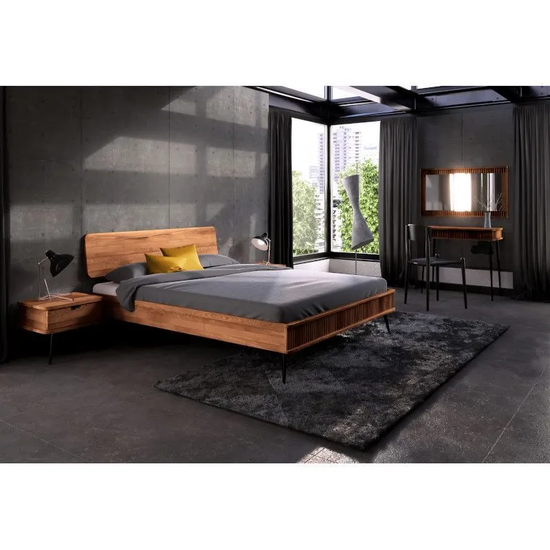 Voodi Kula 180x200 metsik õlitatud tamm