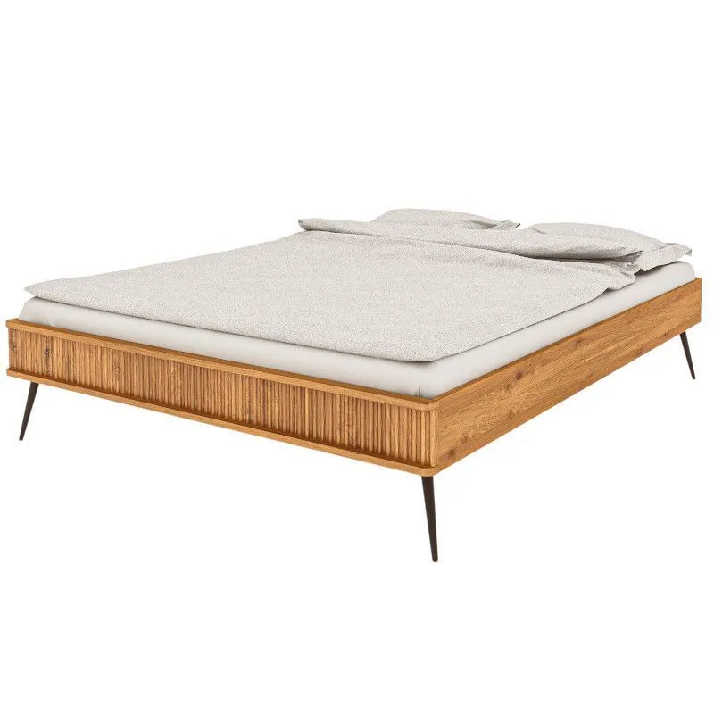 Voodiraam Kula 140x200 metsik õlitatud tamm