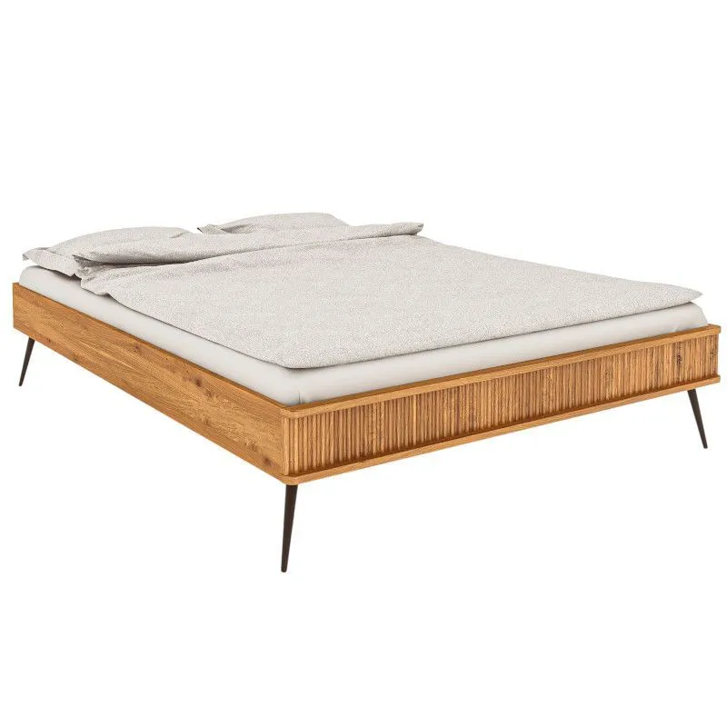 Voodiraam Kula 140x200 metsik õlitatud tamm