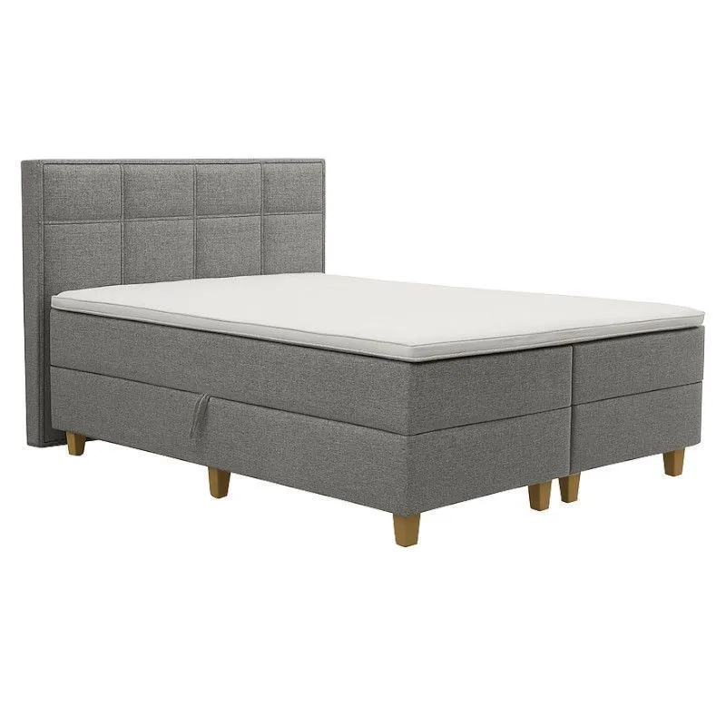 Pesukastiga kontinentaalvoodi Vivika pocket 200x200 hall