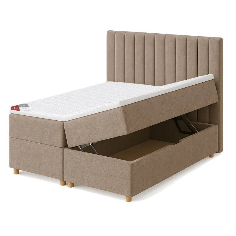 Sleepwell Red Pocket Storage kontinentaalvoodi komplekt 160x200 beež jäik