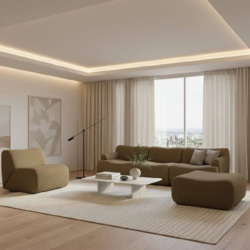 Diivanimoodul nurk Svenne roheline