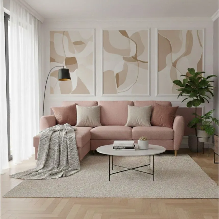 Nurgadiivanvoodi Amore roosa vasak