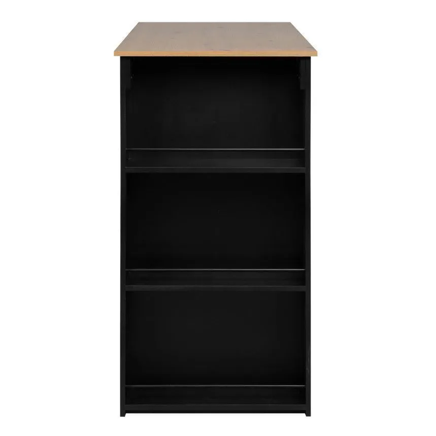 Baarilaud Ostersund 60x120 artisan tamm/must