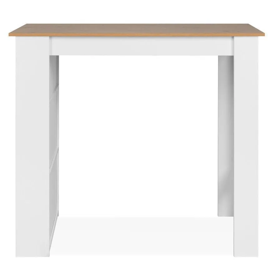 Baarilaud Ostersund 60x120 valge/artisan tamm