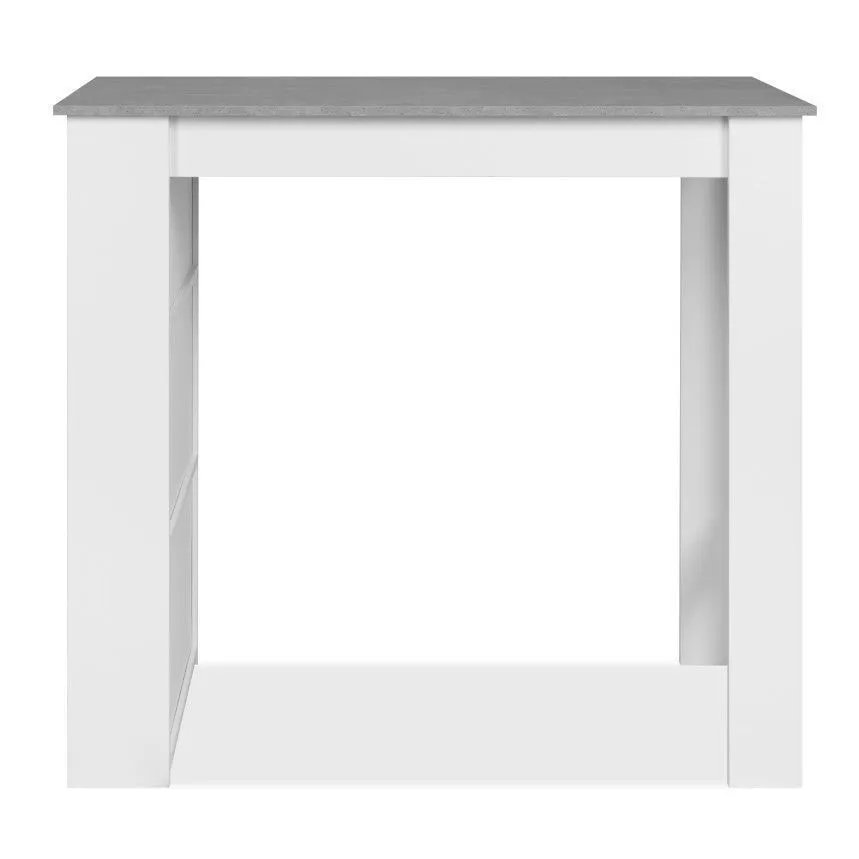 Baarilaud Ostersund 60x120 betoonhall/valge