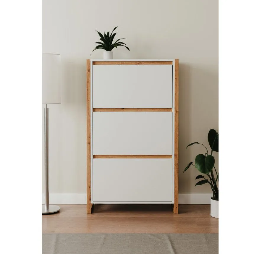 Jalatsikapp Denver 3u artisan tamm/valge