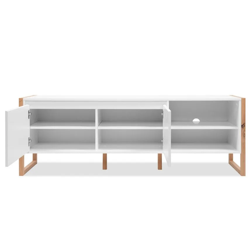 Tv-alus Denver 2u 160 artisan tamm/valge