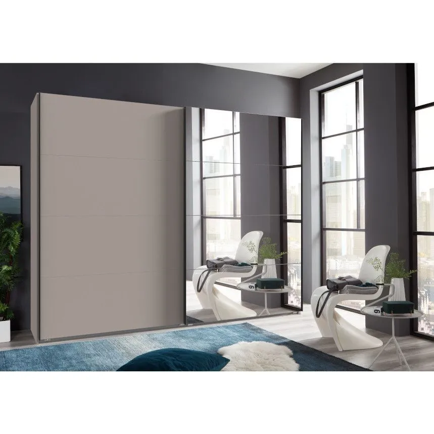 Riidekapp Tilburg+peegel 2lu 225 sahara