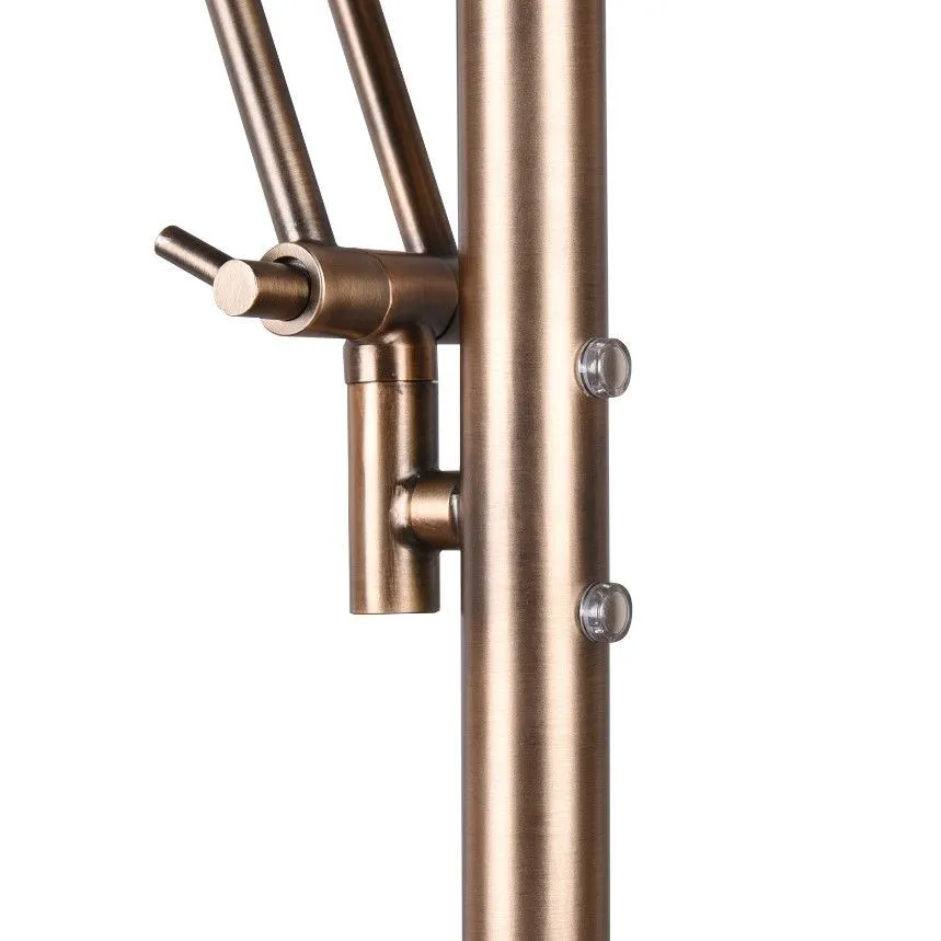 Põrandalamp Barrie LED messing