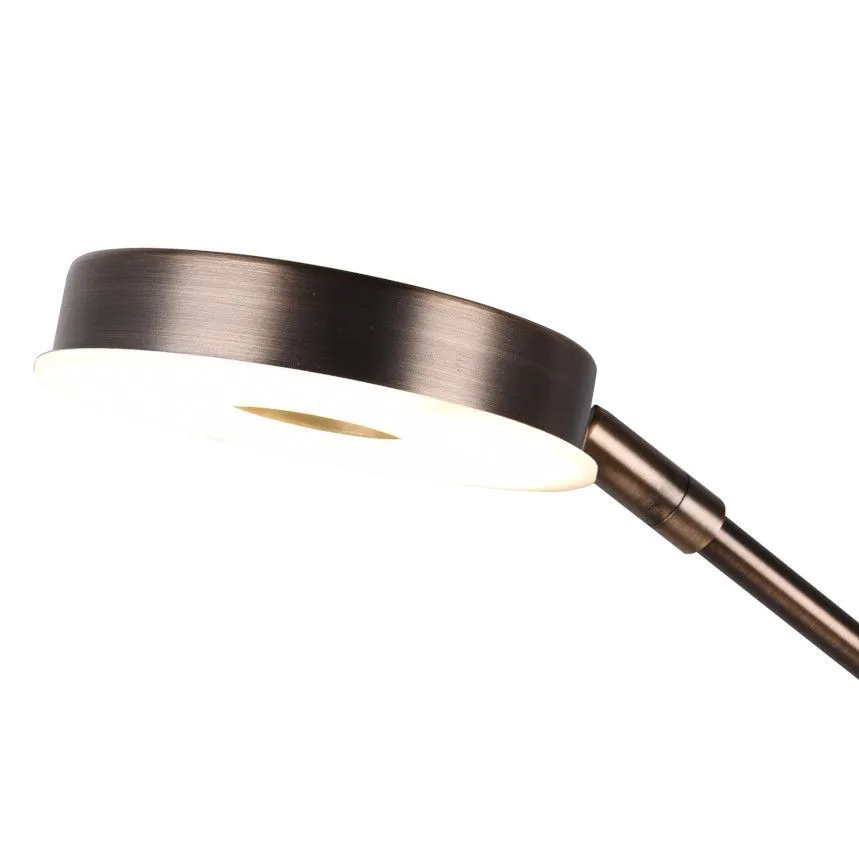 Põrandalamp Barrie LED messing