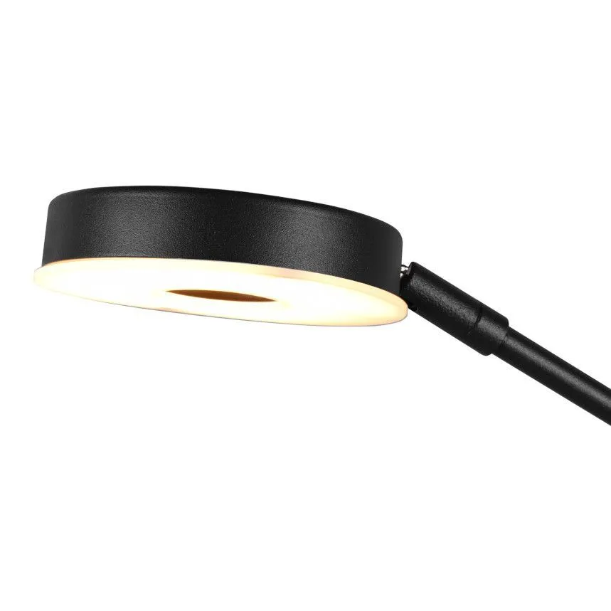 Põrandalamp Barrie LED must