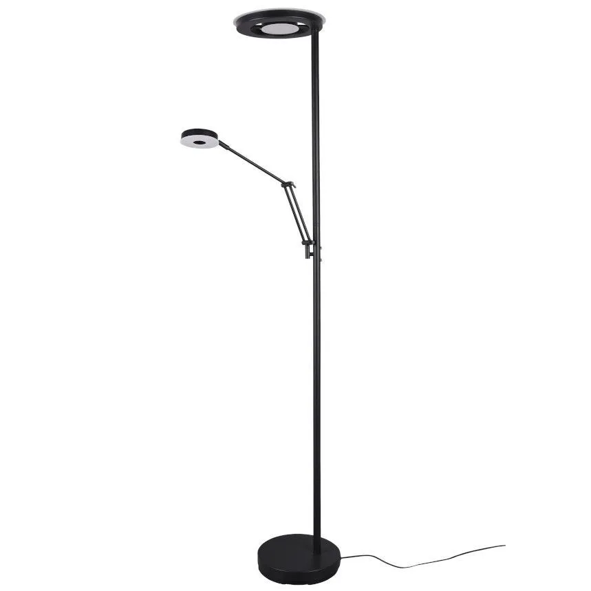 Põrandalamp Barrie LED must
