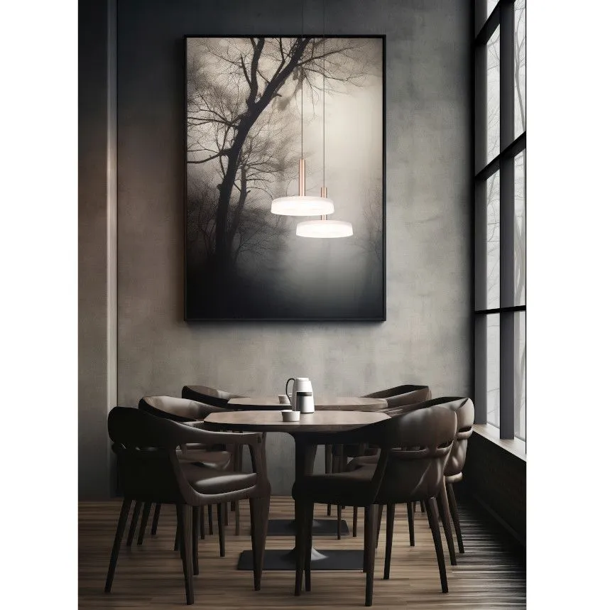 Laelamp Celeste 1 must/valge/pruun