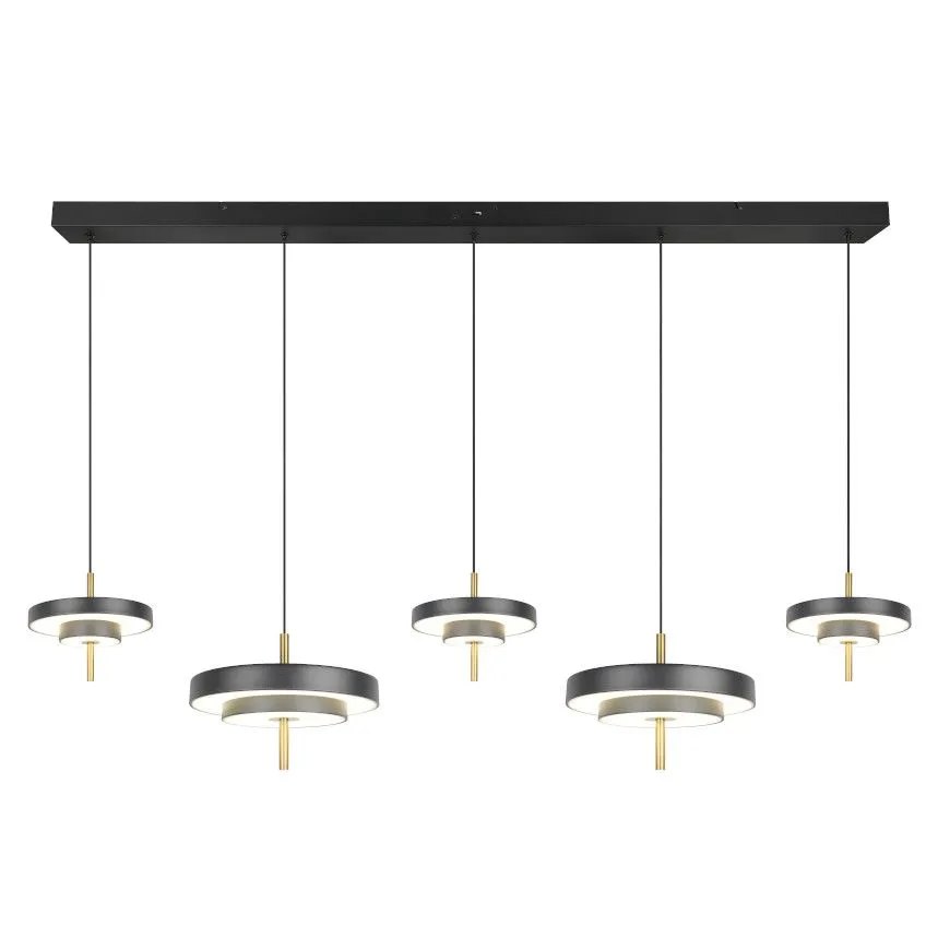 Laelamp Keaton 5 must/messing