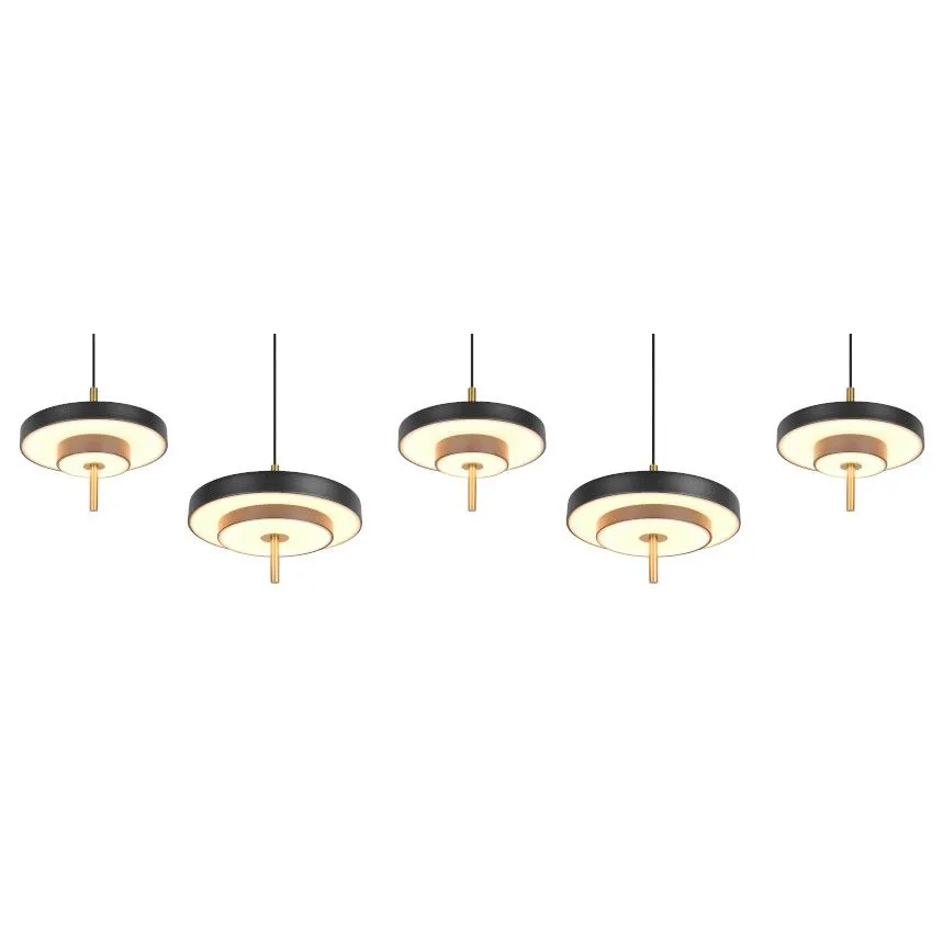 Laelamp Keaton 5 must/messing