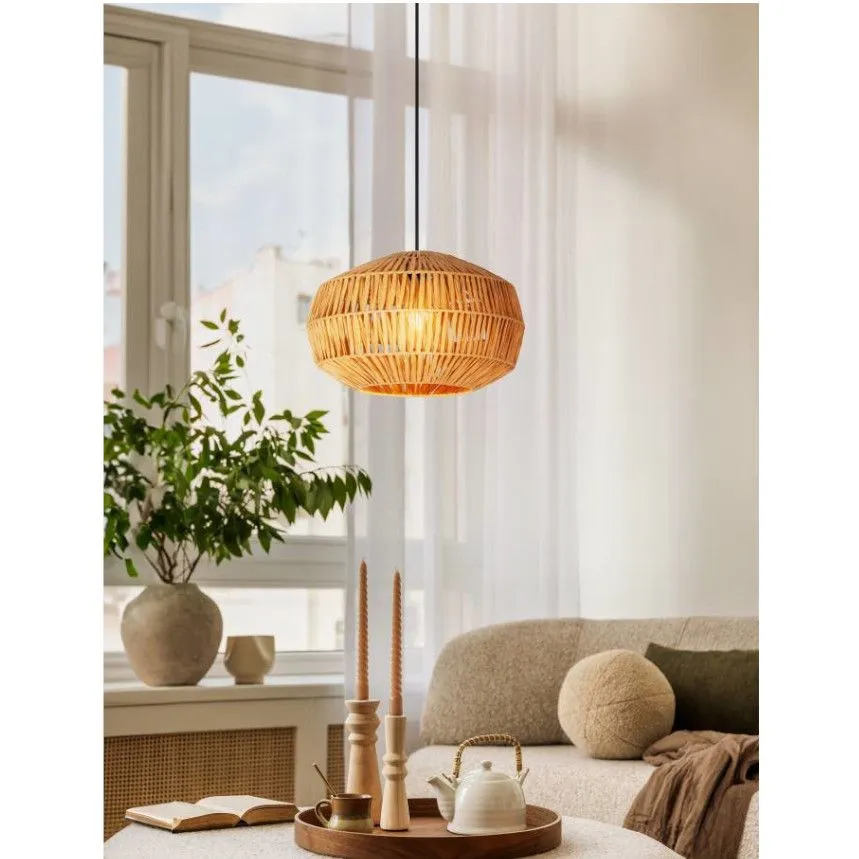 Laelamp Eglo Sheldon pruun/must