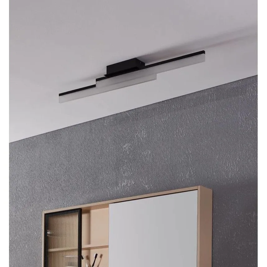 Seina/laelamp Eglo Palmital Led must