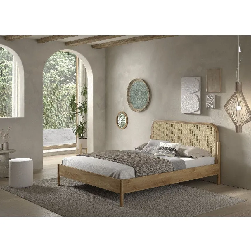 Voodi Olive Rattan 160x200 tamm