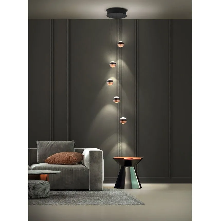 Laelamp Select Orbit Led must/pruun