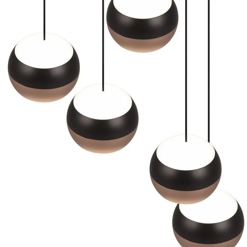 Laelamp Select Orbit Led must/pruun