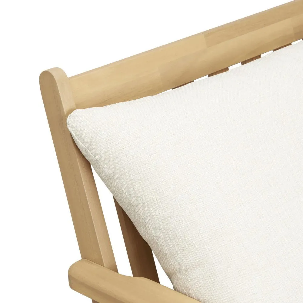 Aiamööbli komplekt Zamora laud+2 tooli+diivan kreem