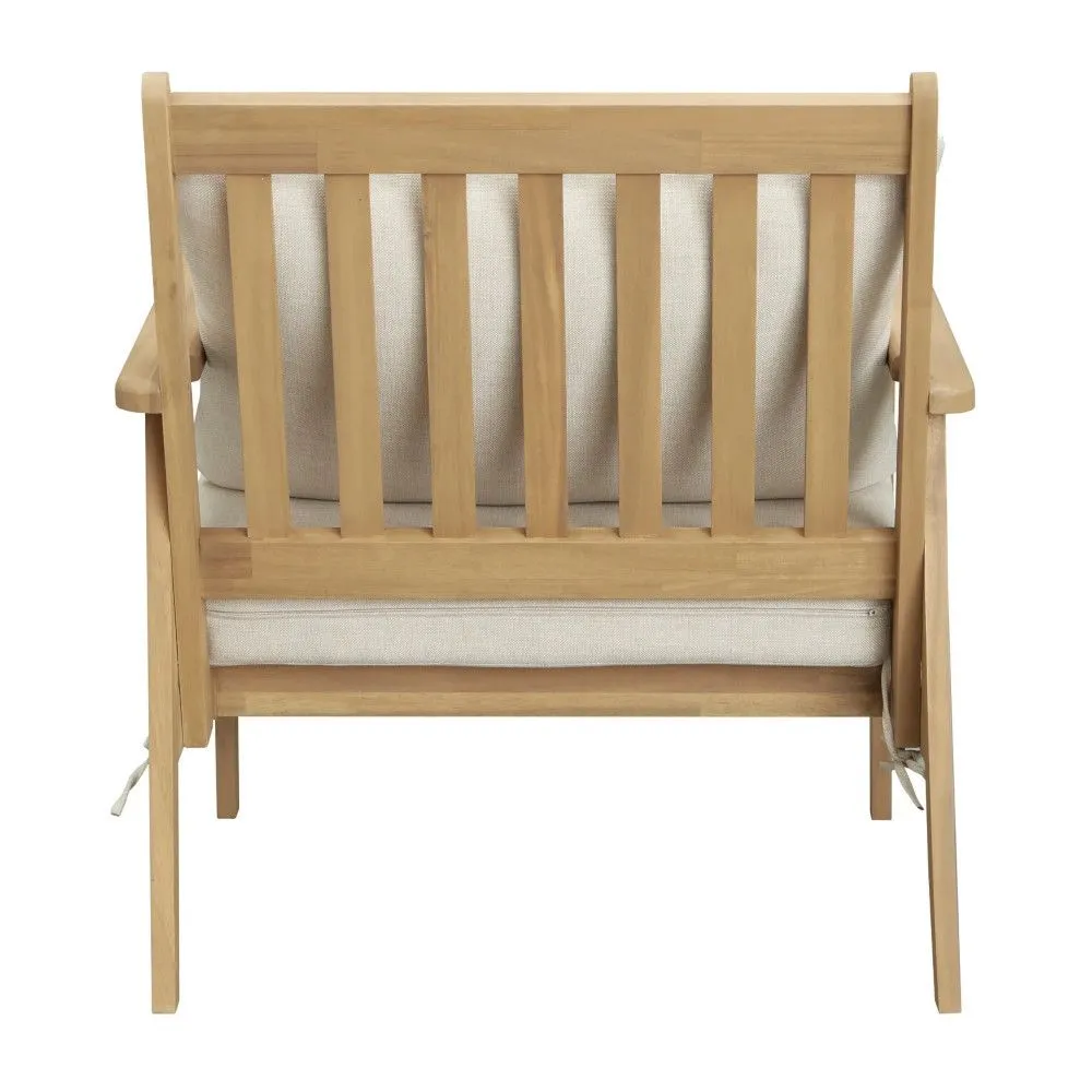 Aiamööbli komplekt Zamora laud+2 tooli+diivan kreem