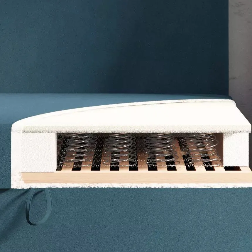 Pesukastiga voodi Klaus parem 90x200 helebeez