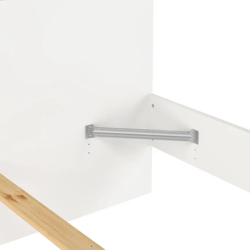 Voodi Naia 140x200 valge