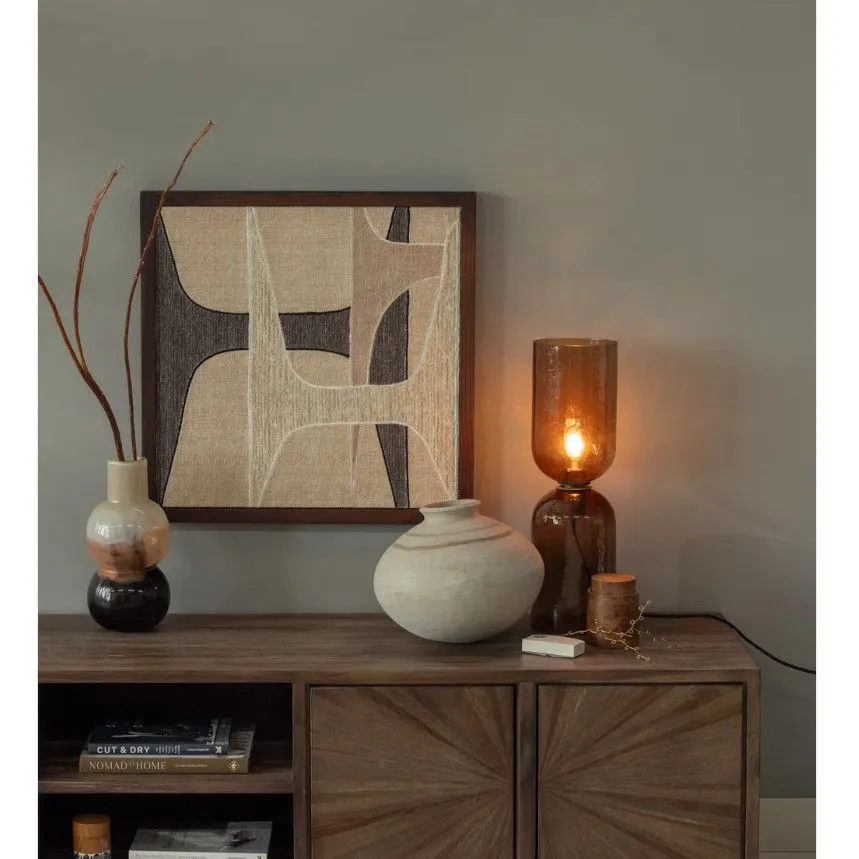 WOOOD seinatekstiil Anka 60x60 pruun