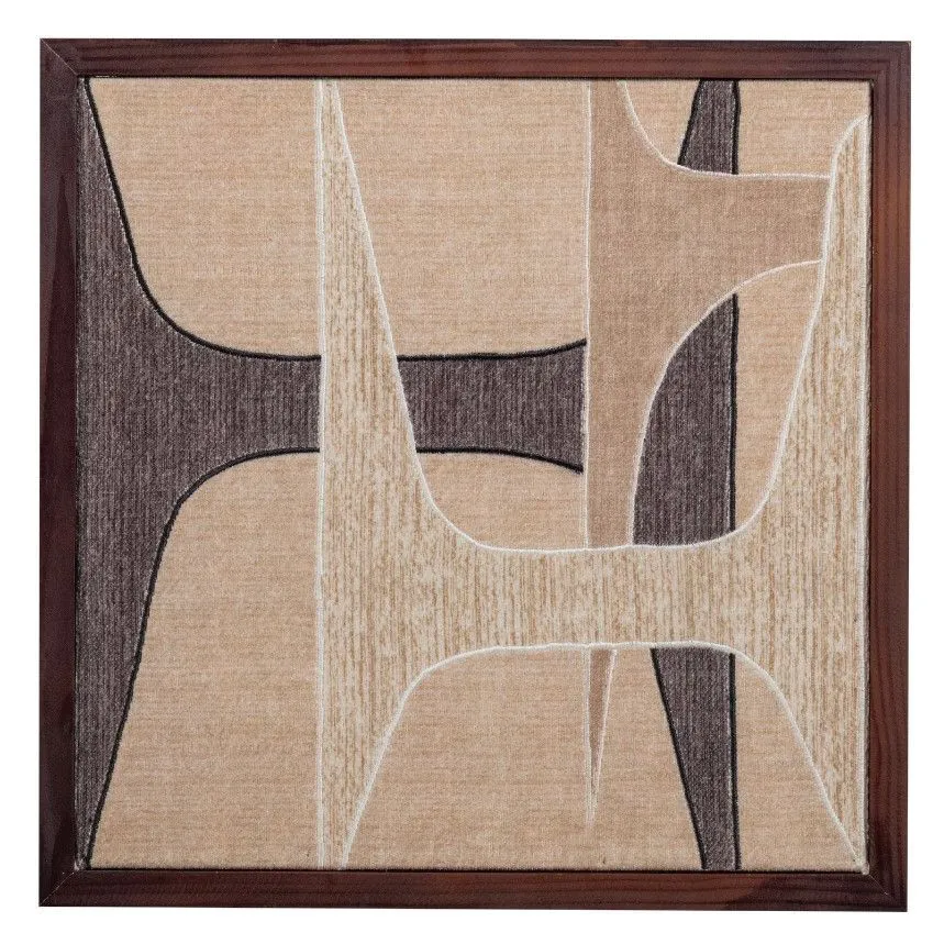 WOOOD seinatekstiil Anka 60x60 pruun